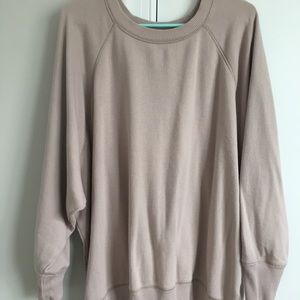 Aerie oversized sweatshirt Mauve/pink
